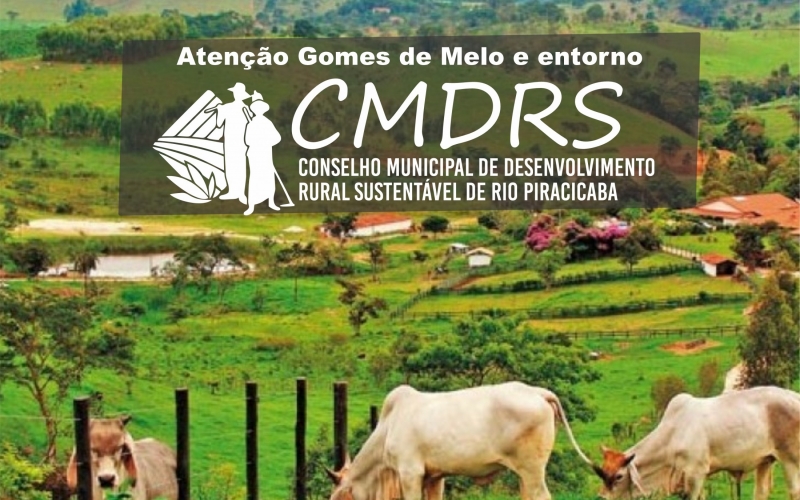 Gomes de Melo elegerá representantes para o Conselho Rural na próxima semana